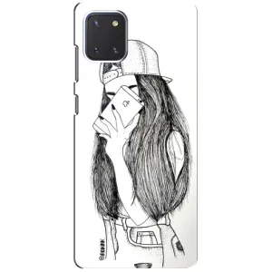 Чохол з друком для Samsung Galaxy Note 10 Lite - (Мода) (AlphaPrint) (Фото дівчини)