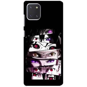 Чохли Персонажі Аніме Наруто для Samsung Galaxy Note 10 Lite (AlphaPrint) (Очі Anime)