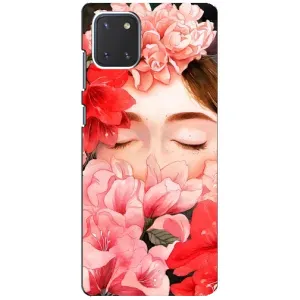 Чехлы (ART) Цветы на Samsung Galaxy Note 10 Lite (VPrint) (Очі в квітах)