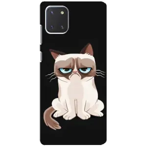 Чохол з принтом для Samsung Galaxy Note 10 Lite (AlphaPrint) Модні коти (Сумний кіт)