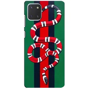 Чохли  GUCCI для Самсунг Гелексі Ноут 10 Лайт (AlphaPrint) (Gucci змія)