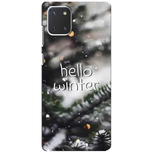 Чехол с принтом «Hello winter» для Samsung Galaxy Note 10 Lite Чехол с принтом «Hello winter» для Samsung Galaxy Note 10 Lite