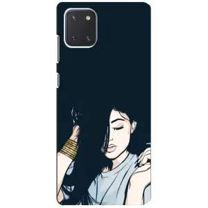 Чохол з друком для Samsung Galaxy Note 10 Lite - (Мода) (AlphaPrint) (Гарна дівчина)