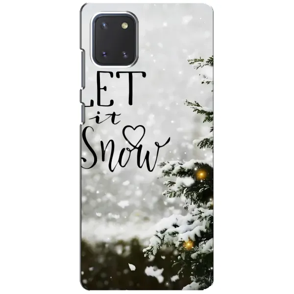 Чехол с принтом «Let it snow» для Samsung Galaxy Note 10 Lite Чехол с принтом «Let it snow» для Samsung Galaxy Note 10 Lite