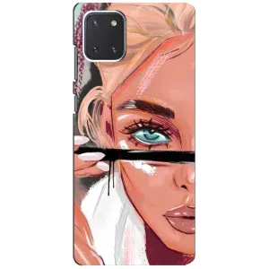 Чохол з друком для Samsung Galaxy Note 10 Lite - (Мода) (AlphaPrint) (Макіяж)