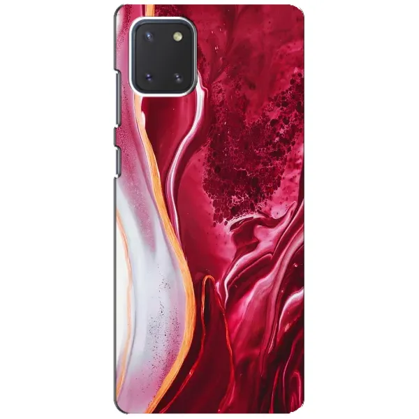 Чохол з принтом «Мрамор червоний» для Samsung Galaxy Note 10 Lite