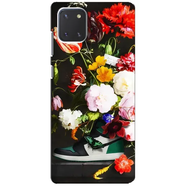 Чохол з принтом «Nike цветы» для Samsung Galaxy Note 10 Lite