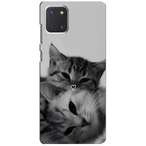 Чохол з принтом «Пара котів» для Samsung Galaxy Note 10 Lite