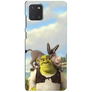 Чохол з мультфільмом Шрек на Samsung Galaxy Note 10 Lite (Шрек та Осел)