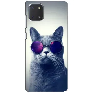 Чохол з принтом для Samsung Galaxy Note 10 Lite (AlphaPrint) Модні коти (Стильний кіт)