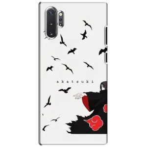 Чехлы на тему: Итачи Учиха для Samsung Galaxy Note 10 Plus (AlphaPrint) (Akatsuki)