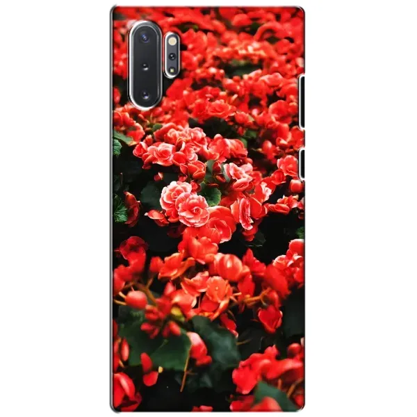 Чехол с принтом «Цветы красные» для Samsung Galaxy Note 10 Plus