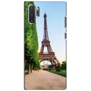 Чехол Эйфелева Башня для Samsung Galaxy Note 10 Plus - (AlphaPrint) (Дорога в Париж)