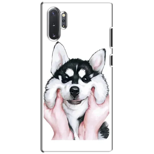 Чехол с принтом «Довольный Хаски» для Samsung Galaxy Note 10 Plus