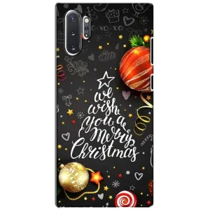 Рождественские Чехлы для Samsung Galaxy Note 10 Plus (VPrint) (Елочка)