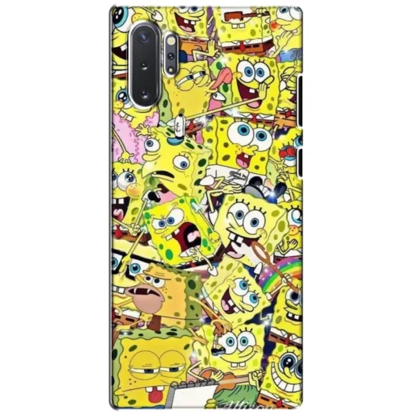 Чохол з принтом «Емоції Спан Боба» для Samsung Galaxy Note 10 Plus Чохол з принтом «Емоції Спан Боба» для Samsung Galaxy Note 10 Plus