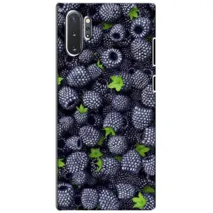 Чехлы с Фруктами для Samsung Galaxy Note 10 Plus (VPrint) (Ежевика)