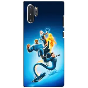 Чехол с принтом Фантастическая четверка для Samsung Galaxy Note 10 Plus (Герои Фантастическая Четверка)
