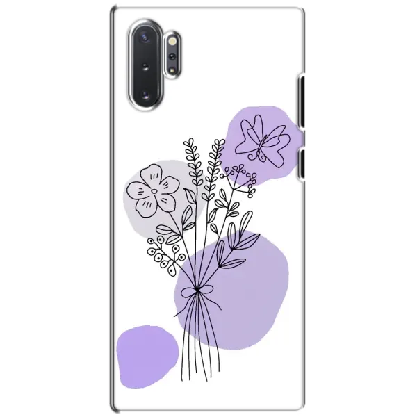Чохол з принтом «Букет фіолетова абстракція» для Samsung Galaxy Note 10 Plus