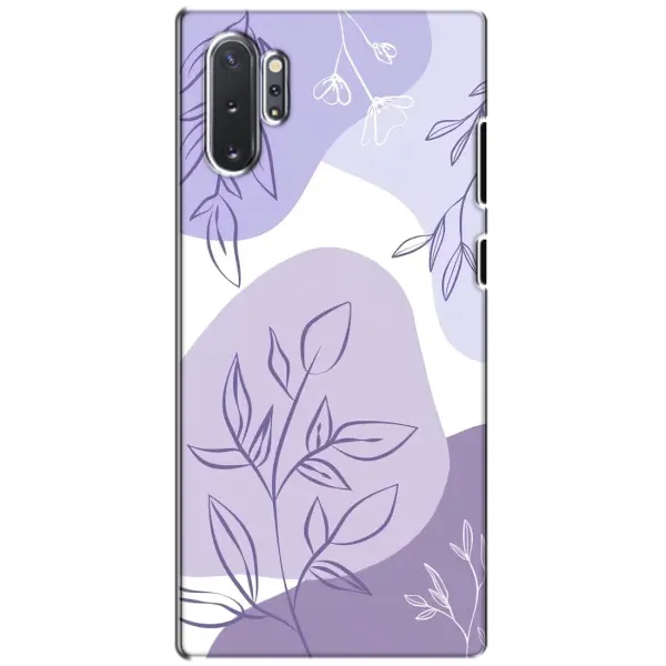 Чохол з принтом «Фіолетове листя абстракція» для Samsung Galaxy Note 10 Plus