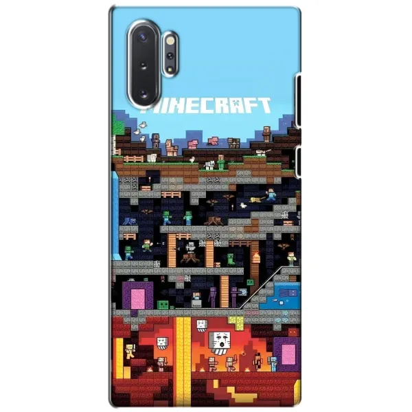 Чехол с принтом «фон Minecraft» для Samsung Galaxy Note 10 Plus