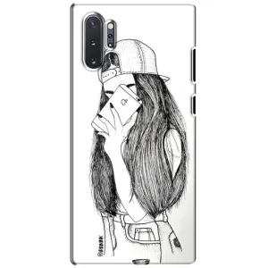 Чехол с печатью для Samsung Galaxy Note 10 Plus - (Мода) (AlphaPrint) (Фото девочки)