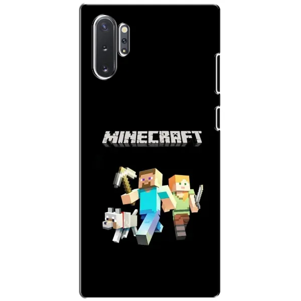Чехол с принтом «герои Minecraft» для Samsung Galaxy Note 10 Plus