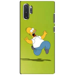 Чехол с Симпсонами для Samsung Galaxy Note 10 Plus (VPrint) (Гомер Симпсон)