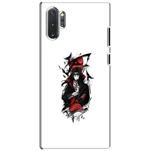 Чехлы на тему: Итачи Учиха для Samsung Galaxy Note 10 Plus (AlphaPrint) (Итачи с атрибутами)