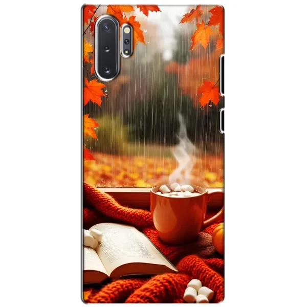 Чехол с принтом «Кофе и дождь» для Samsung Galaxy Note 10 Plus Чехол с принтом «Кофе и дождь» для Samsung Galaxy Note 10 Plus
