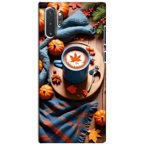 Чохол з унікальним дизайном 'Осінь з кавою' для Samsung Galaxy Note 10 Plus (Кава і гарбузики)