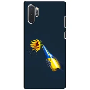 Чехол для Патриота Украины Samsung Galaxy Note 10 Plus - (AlphaPrint) (Коктейль молотова)