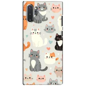Чохол з малюнком кіт на Samsung Galaxy Note 10 Plus (Колаж котів)