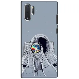 Чехол NASA для Samsung Galaxy Note 10 Plus (AlphaPrint) (Космонавт фото)