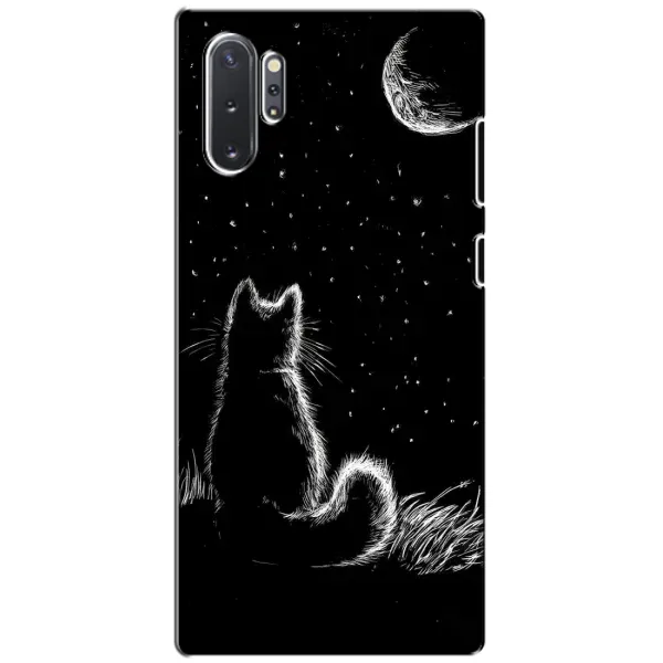 Чехол с принтом «Котик и луна» для Samsung Galaxy Note 10 Plus