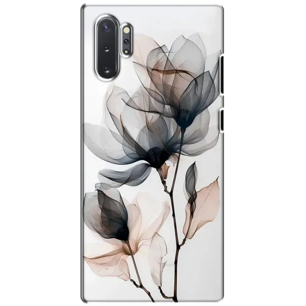 Чохол з принтом «Квіти на білому» для Samsung Galaxy Note 10 Plus