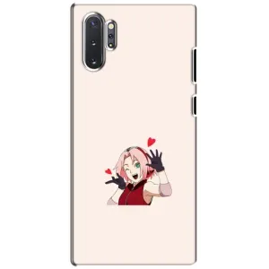 Чехлы Персонажи Аниме Наруто для Samsung Galaxy Note 10 Plus (AlphaPrint) (Лайк Сакура)