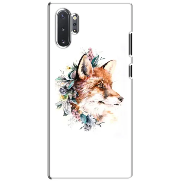 Чехол с принтом «Лисичка в цветочках» для Samsung Galaxy Note 10 Plus