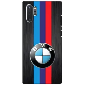 Чехол для Самсунг Галакси Ноут 10 Плюс - с принтом БМВ (AlphaPrint) (Лого BMW)