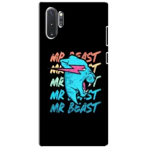 Чехлы Мистер Бист для Самсунг Галакси Ноут 10 Плюс (logo Mr beast)