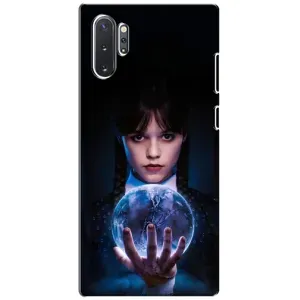 Чехол с дизайном Венздей 2 на Samsung Galaxy Note 10 Plus (Магическая сфера Уэнздей)