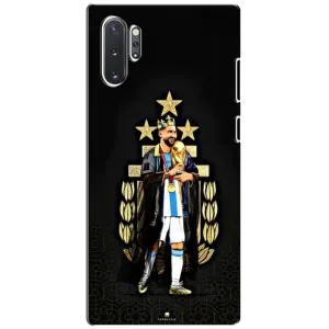 Чехлы для Samsung Galaxy Note 10 Plus (Leo чемпион) (AlphaPrint) (Месси Король)