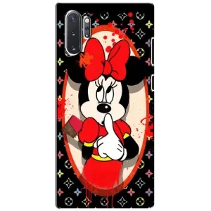 Чехол Disney Mouse Samsung Galaxy Note 10 Plus (PREMIUMPrint) (Минни Маус ЛВ)