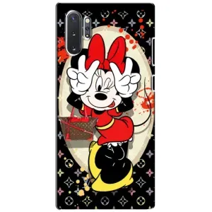 Чехол Disney Mouse Samsung Galaxy Note 10 Plus (PREMIUMPrint) (Минни peace)