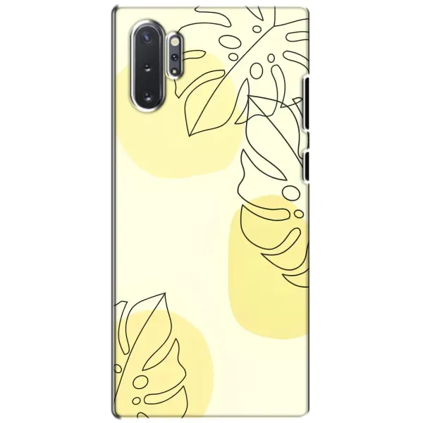 Чохол з принтом «Жовта монстера арт» для Samsung Galaxy Note 10 Plus