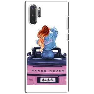 Чехол с печатью для Samsung Galaxy Note 10 Plus - (Мода) (AlphaPrint) (На машине)