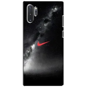 Чехол для Samsung Galaxy Note 10 Plus - с принтом Найк (AlphaPrint) (Найк красный)