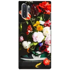 Брендновые Чехлы для Samsung Galaxy Note 10 Plus - (PREMIUMPrint) (Nike цветы)
