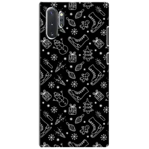 Новогодние, Праздничные Чехлы для Samsung Galaxy Note 10 Plus - 2024 год (Новогодний фон)