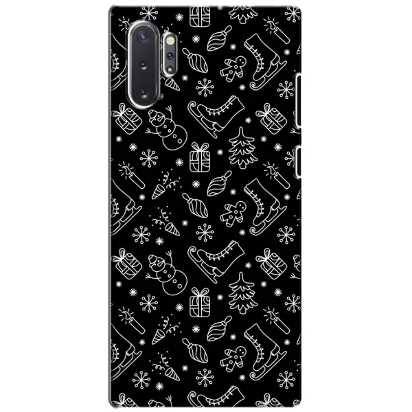Чехол с принтом «Новогодний фон» для Samsung Galaxy Note 10 Plus